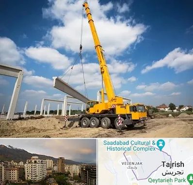 اجاره جرثقیل در زعفرانیه 