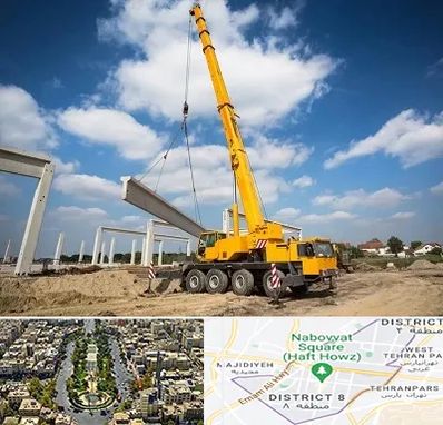 اجاره جرثقیل در نارمک 