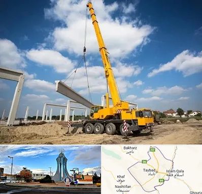 اجاره جرثقیل در تایباد