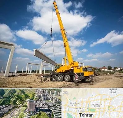 اجاره جرثقیل در شمال تهران 