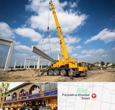 اجاره جرثقیل در 15 خرداد