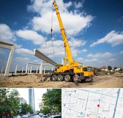 اجاره جرثقیل در امامت مشهد