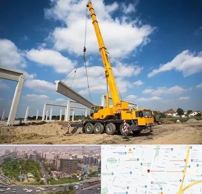 اجاره جرثقیل در آیت الله کاشانی 