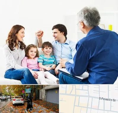 مشاور خانواده در خیابان فلسطین