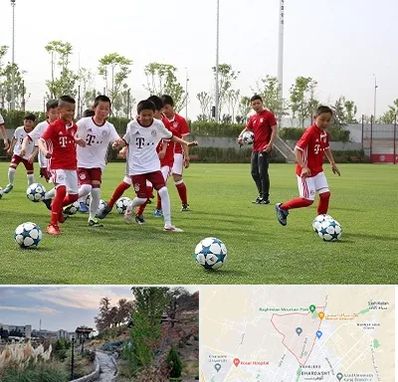 مدرسه فوتبال کودکان در باغستان کرج