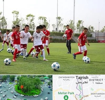 مدرسه فوتبال کودکان در تجریش