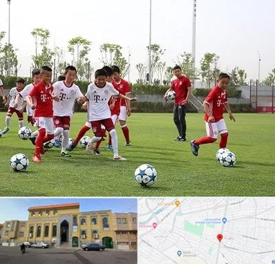 مدرسه فوتبال کودکان در زنبیل آباد قم