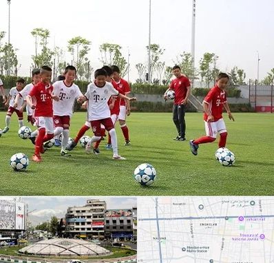 مدرسه فوتبال کودکان در مرکز تهران