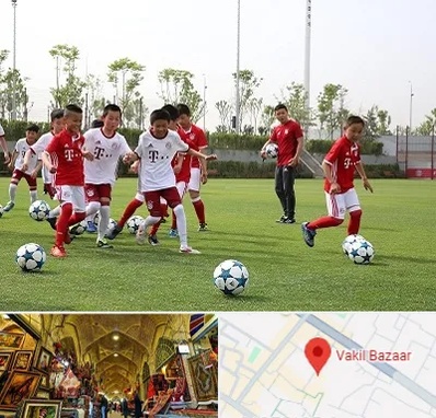 مدرسه فوتبال کودکان در بازار وکیل شیراز