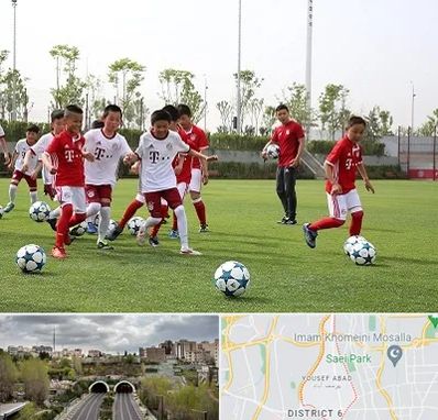 مدرسه فوتبال کودکان در یوسف آباد