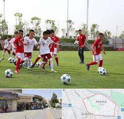 مدرسه فوتبال کودکان در پرواز تبریز