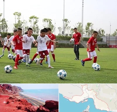 مدرسه فوتبال کودکان در هرمزگان
