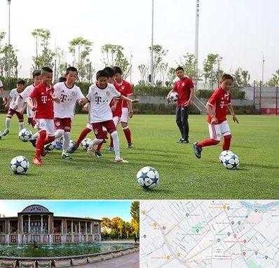 مدرسه فوتبال کودکان در عفیف آباد شیراز