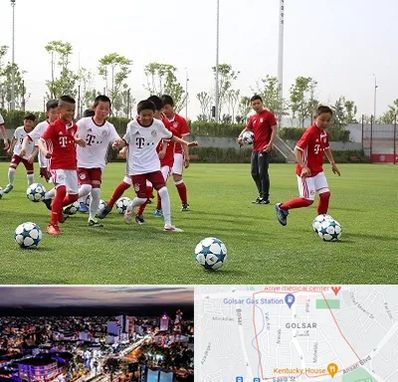 مدرسه فوتبال کودکان در گلسار رشت