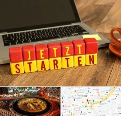 آموزشگاه زبان آلمانی در میدان ولیعصر