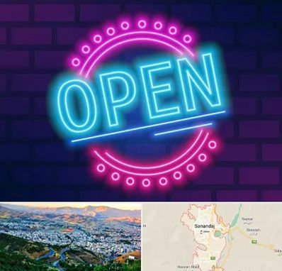 تابلو نئون در سنندج