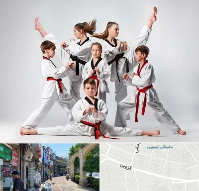 باشگاه کاراته در خیابان قزوین