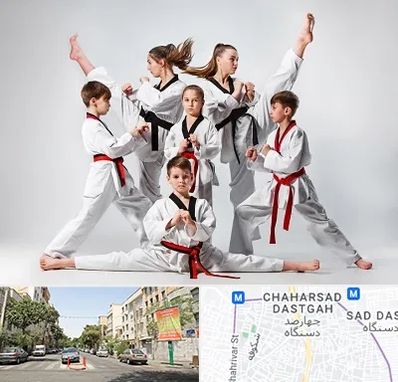 باشگاه کاراته در چهارصد دستگاه 