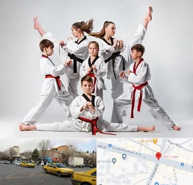 باشگاه کاراته در شهناز تبریز