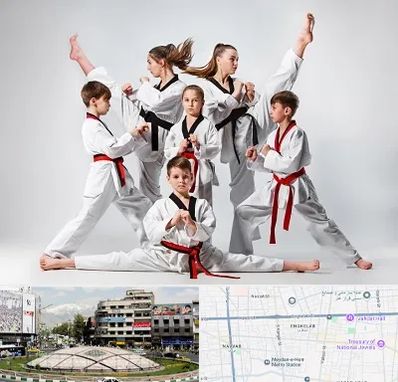 باشگاه کاراته در مرکز تهران