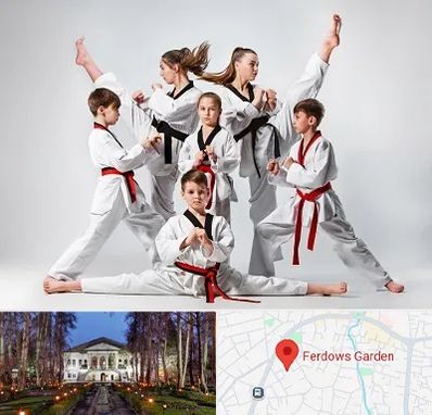 باشگاه کاراته در باغ فردوس