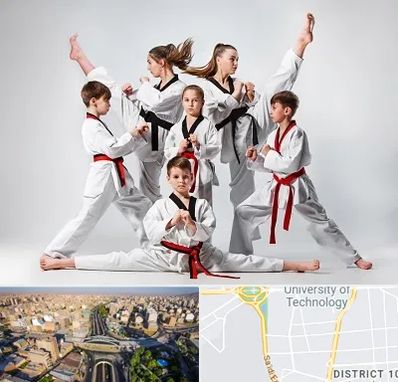 باشگاه کاراته در استاد معین 