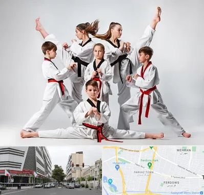 باشگاه کاراته در بلوار فردوس 