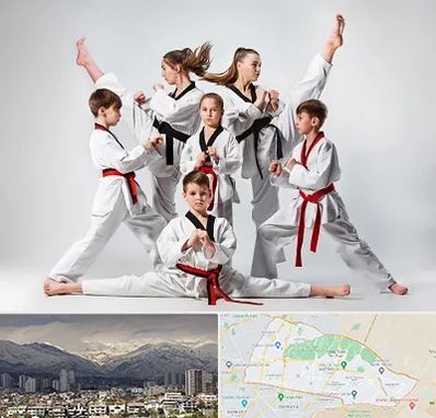 باشگاه کاراته در منطقه 4 تهران 