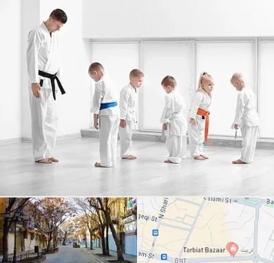 مربی کاراته در تربیت تبریز