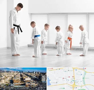 مربی کاراته در شهرک راه آهن