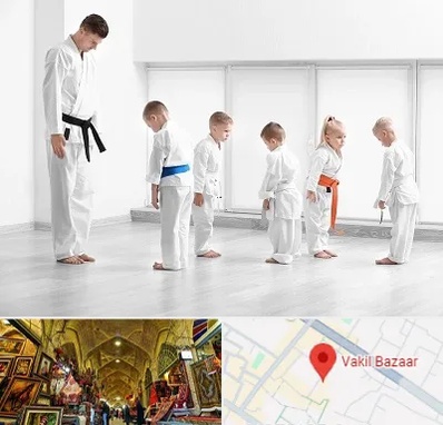 مربی کاراته در بازار وکیل شیراز