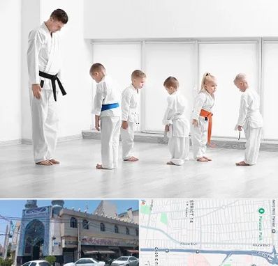 مربی کاراته در بلوار ابوذر