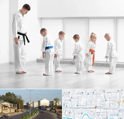 مربی کاراته در ضیابری رشت