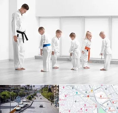 مربی کاراته در خیابان زند شیراز