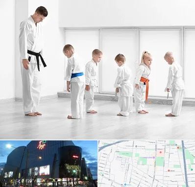 مربی کاراته در بلوار اباذر