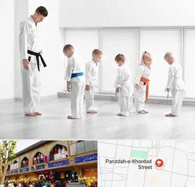 مربی کاراته در 15 خرداد