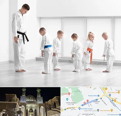 مربی کاراته در زرگری شیراز