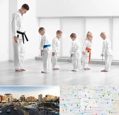 مربی کاراته در منطقه 7 تهران 