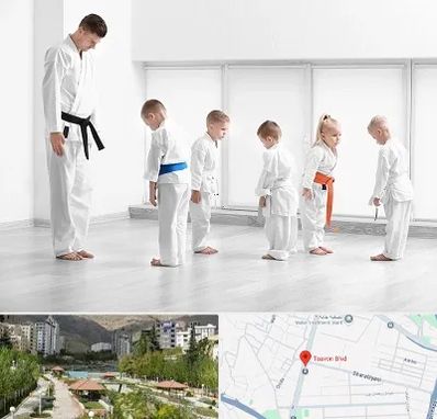 مربی کاراته در بلوار تعاون