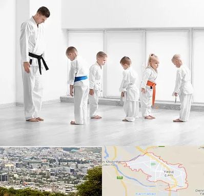 مربی کاراته در یاسوج