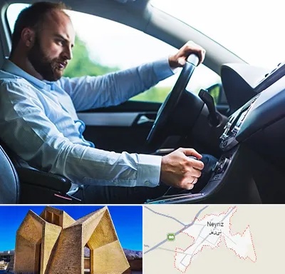 آموزش رانندگی پایه یک در نی ریز