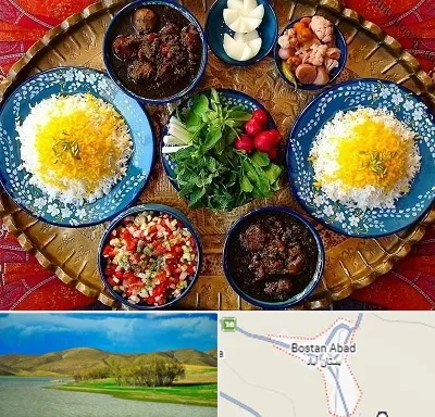 غذای ایرانی در بستان آباد