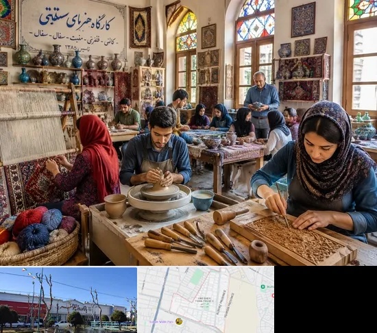 آموزشگاه صنایع دستی در فاز دو اندیشه