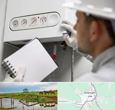 تعمیرکار پکیج در خمام