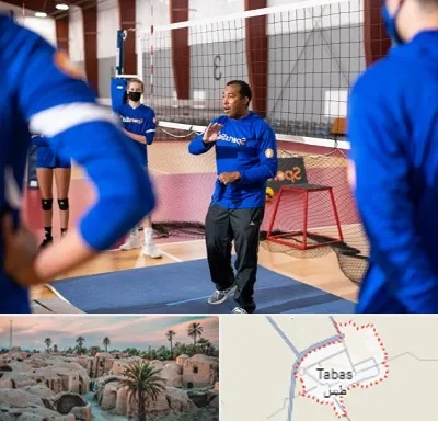 مربی والیبال در طبس