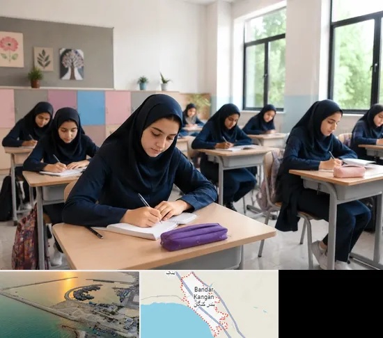 مدرسه غیرانتفاعی دخترانه در بندر کنگان