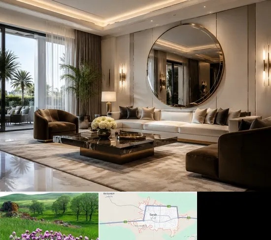 فروشگاه آینه دکوراتیو در سراب