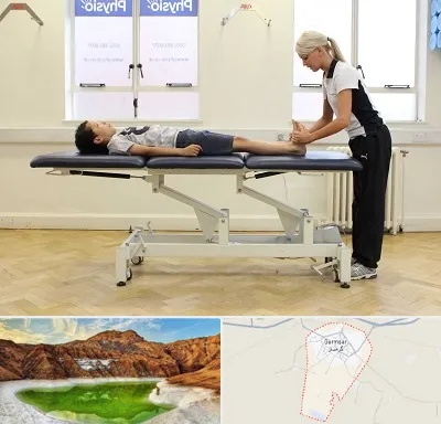 فیزیوتراپی پا در گرمسار