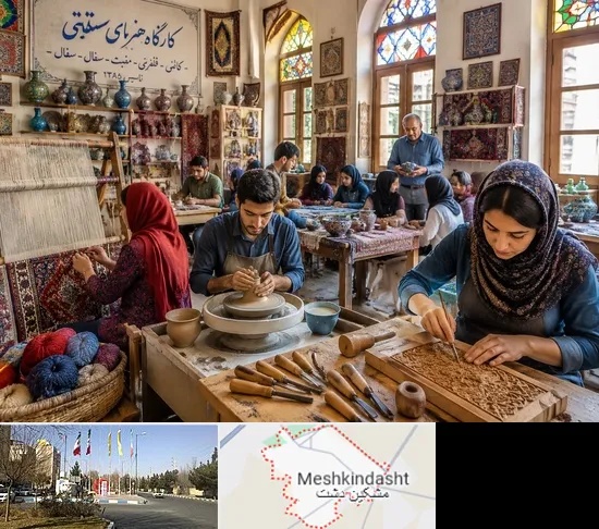 آموزشگاه صنایع دستی در مشکین دشت