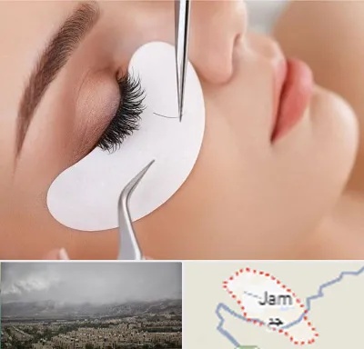 آموزش اکستنشن مژه در جم